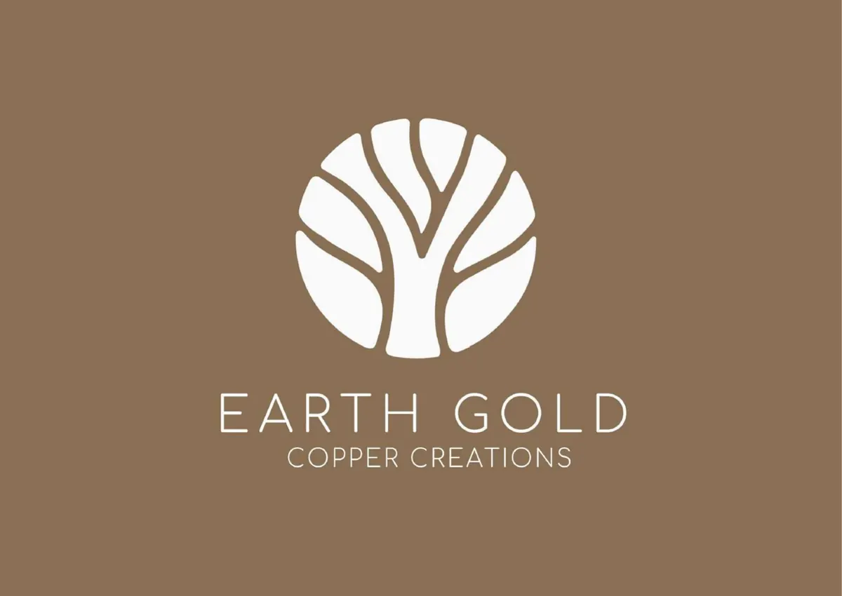Earth Gold Copper Creations logo