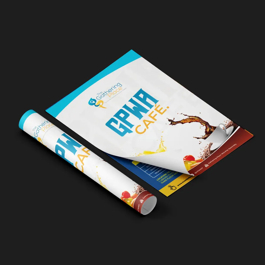 Cafe poster design